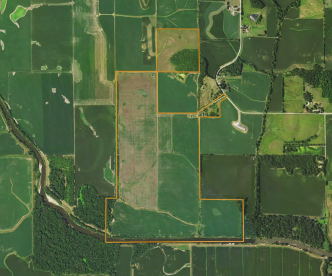 Mahaska County, Iowa 377 +/- Acres Investment Farm For Sale